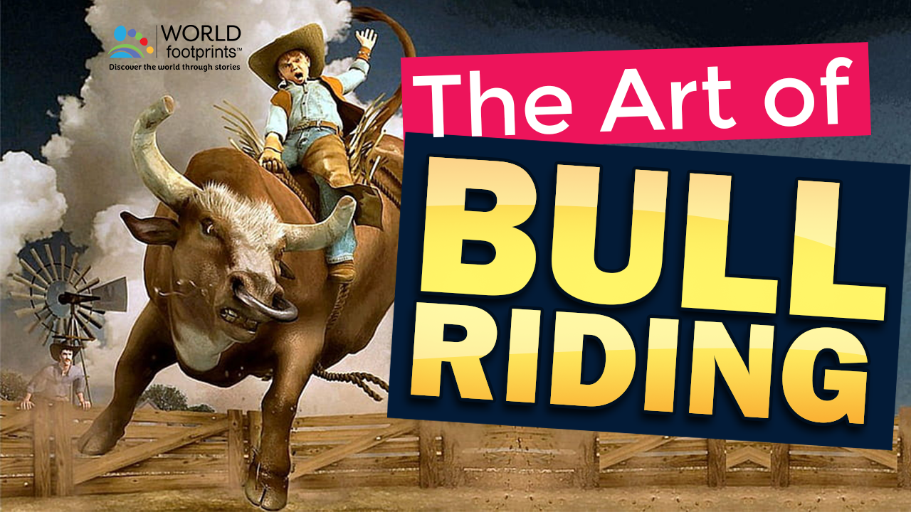Mechanical Bull Riding is different from riding a real bull like the one pictured here.