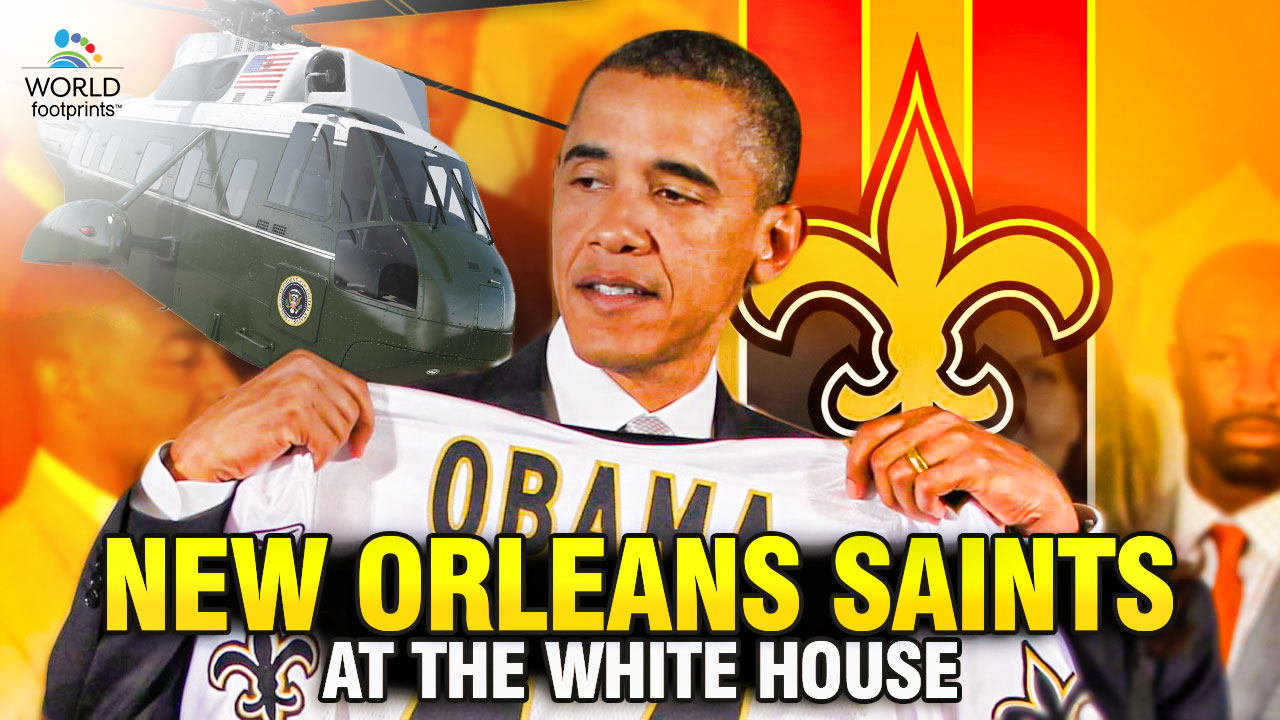 New Orleans Saints and Marine One image for video