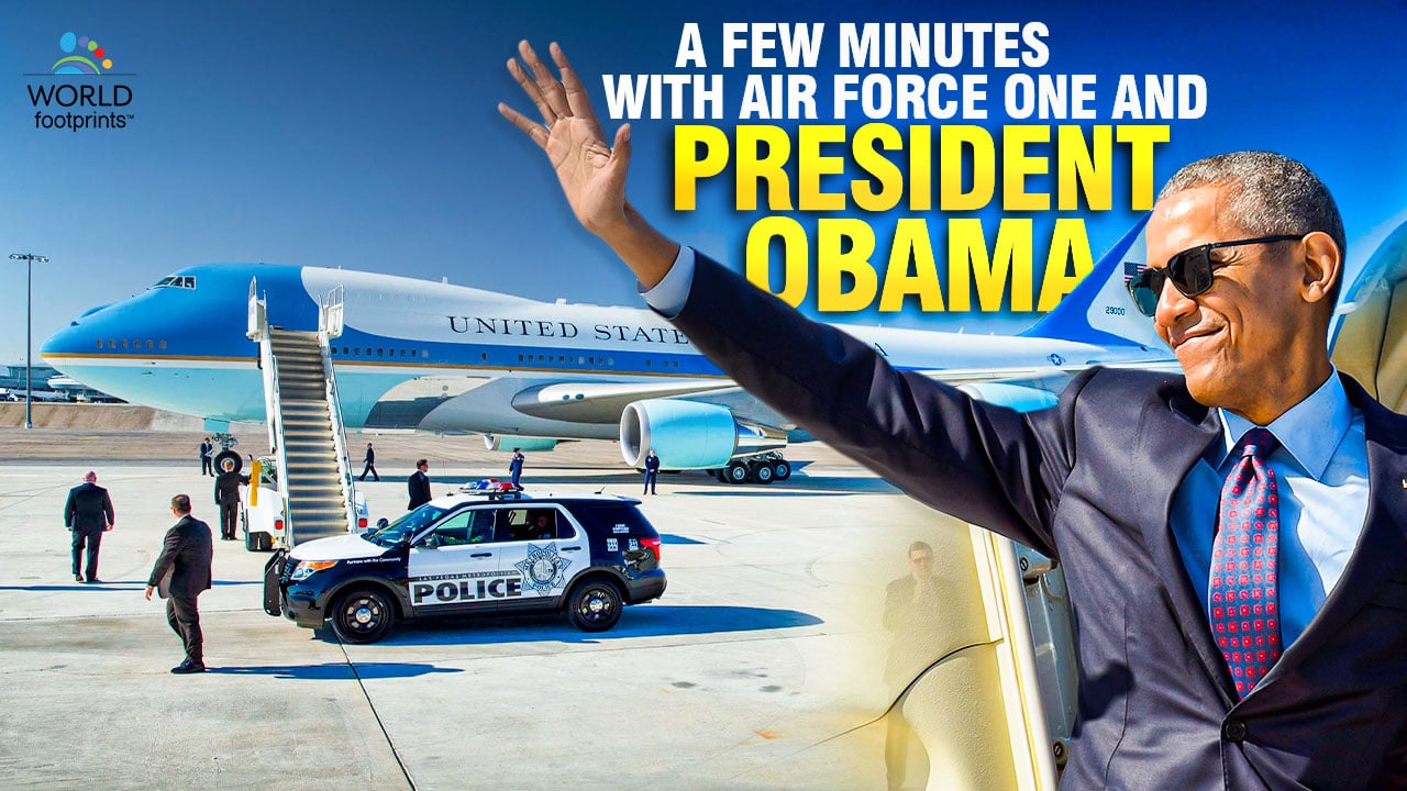 A Few Minutes with Air Force One and President Obama image for video