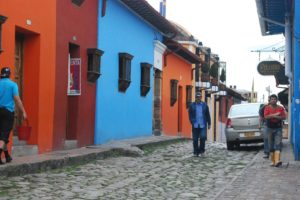 Bogota Colombia street