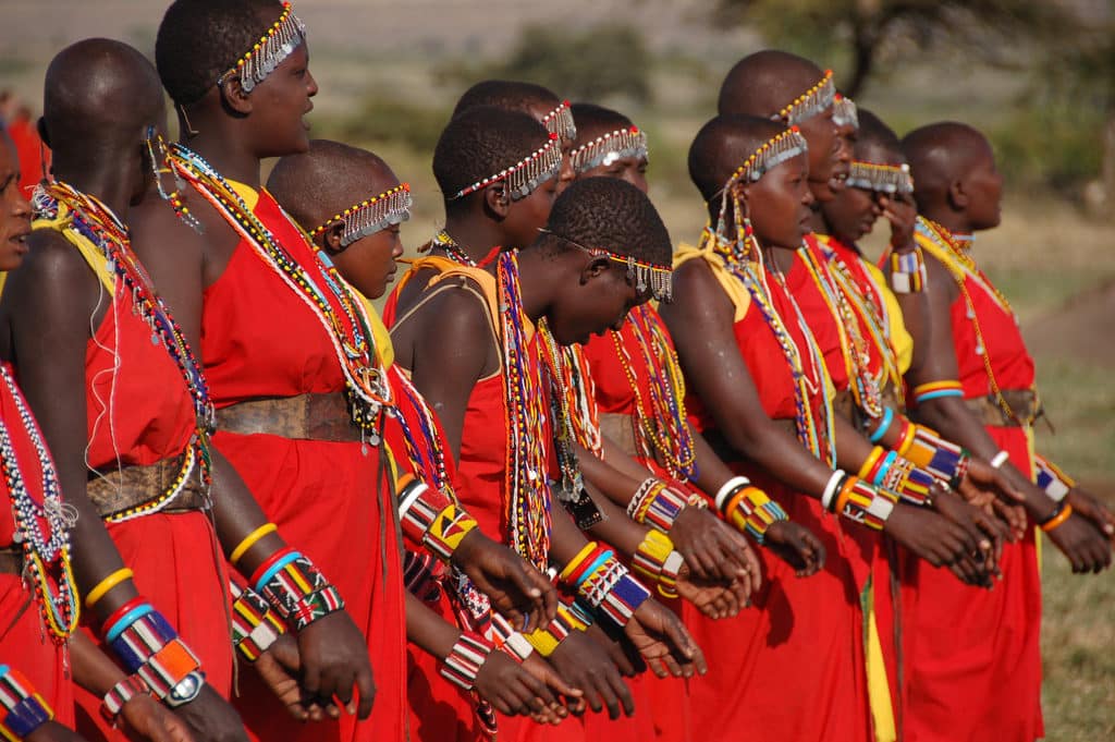 Maasai women in Kenya’s Maasai Mara