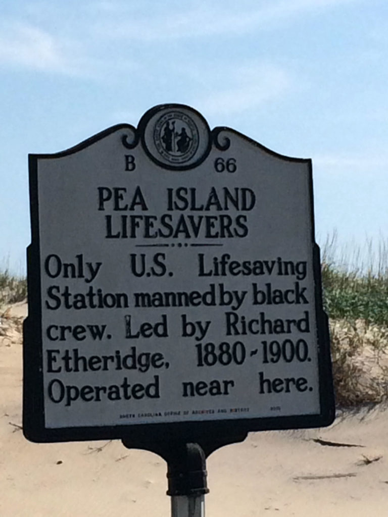 Pea Island marker