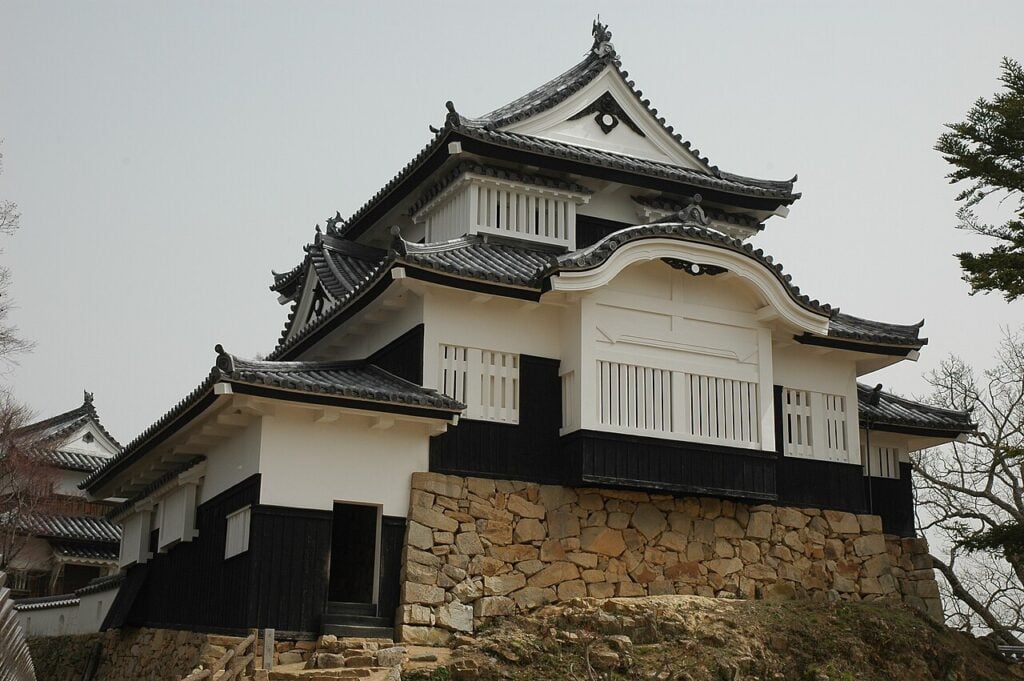 Bitchu Matsuyama Castle Original keep and two-story turret of Bitchū Matsuyama Castle in Okayama Prefecture, Japan
