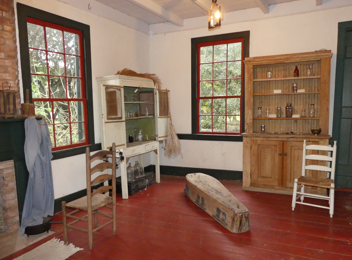 Inside an Acadian house in the Village. Photo: Kathleen Walls
