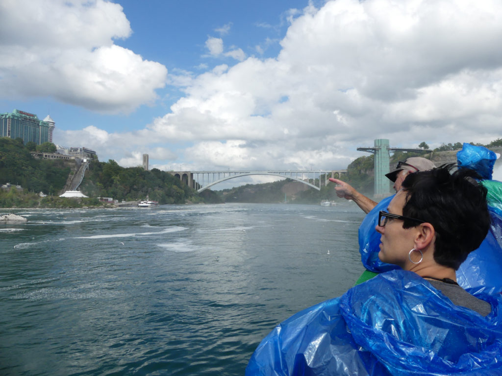 Embarking on a tour of Niagara Falls on board Maid of the Mist. Photo: Kathleen Walls