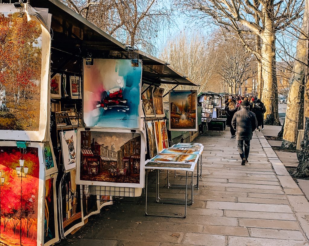 Paris - Art stalls by the Seine. Photo: Kellie Paxian