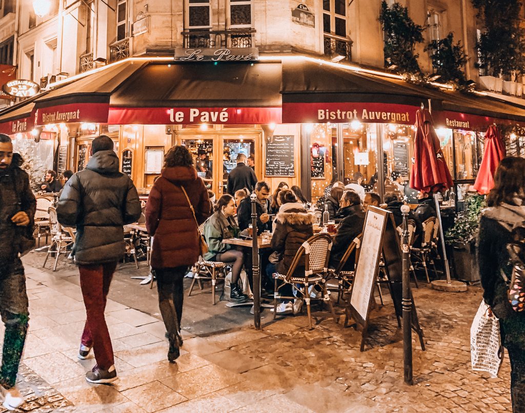 Paris - Brasseries in the winter. Photo: Kellie Paxian