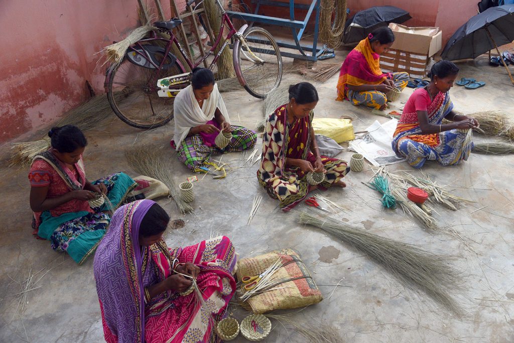 Sabai grass weavers. Photo by Sugato Mukherjee