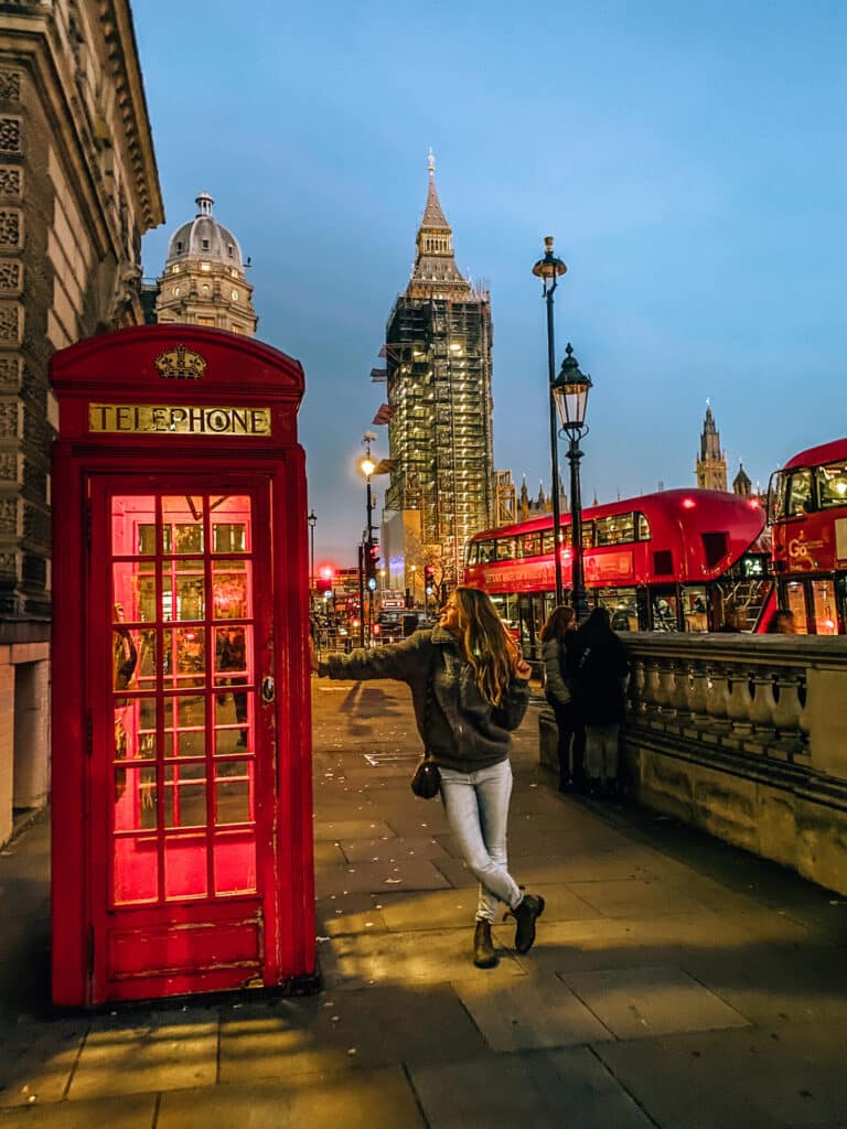 phonebooth and Big Ben. Photo by Kellie Paxian