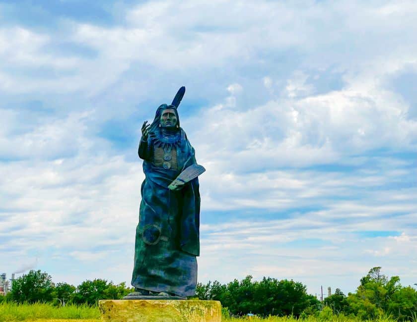 22 foot Statue of Standing Bear