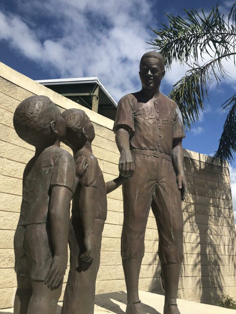 Jackie Robinson Statue Ballpark Daytona Beach DBACVB 3