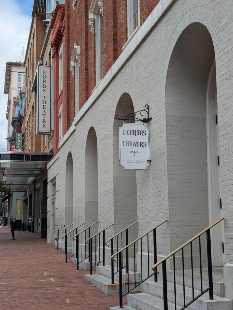 Ford's Theatre exterior in Washington, D.C.