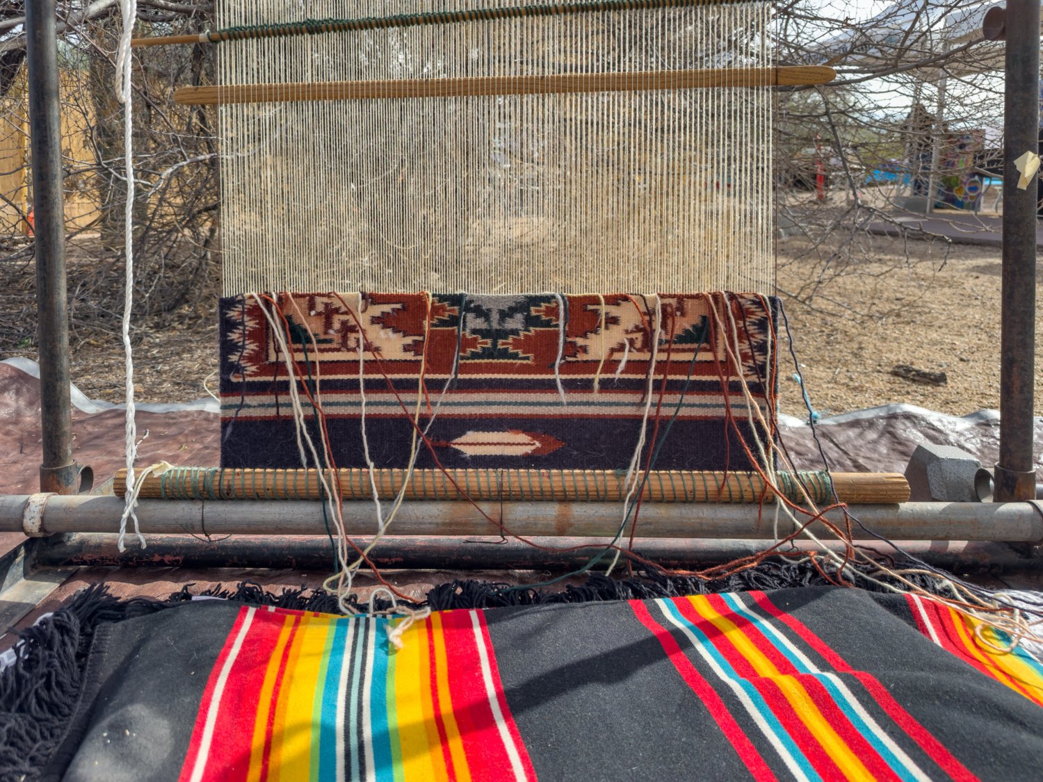 Navajo Rug Under Creation ©Julie Diebolt Price Navajo Rug Under Creation ©Julie Diebolt Price