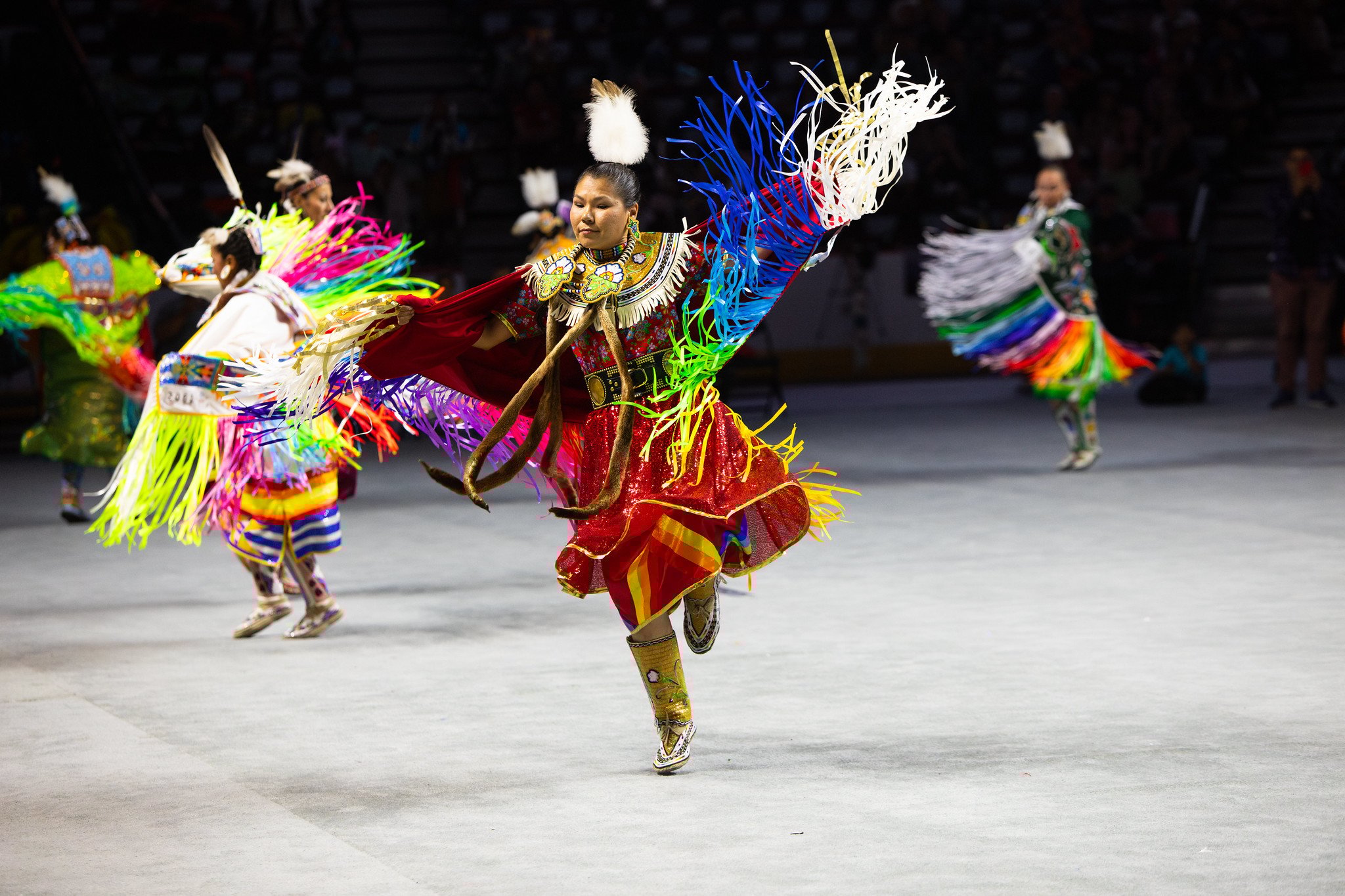 WF Elbow River Camp First Nations Tribal Dance at Calgary Stampede Elbow River Camp First Nations Tribal Dance at Calgary Stampede