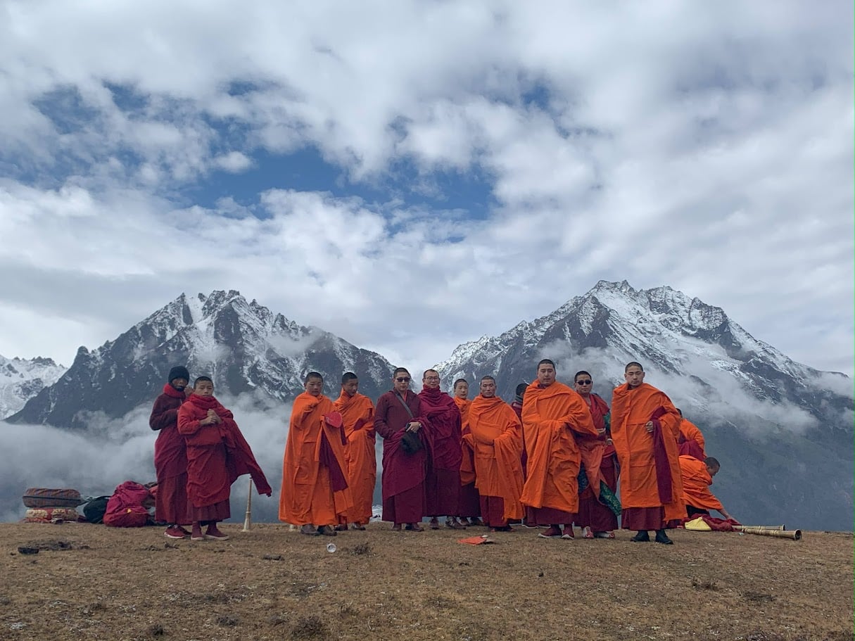 Bhutan Robed monks at the festival. Photo Dorji Dhradhul Bhutan Robed monks at the festival. Photo Dorji Dhradhul