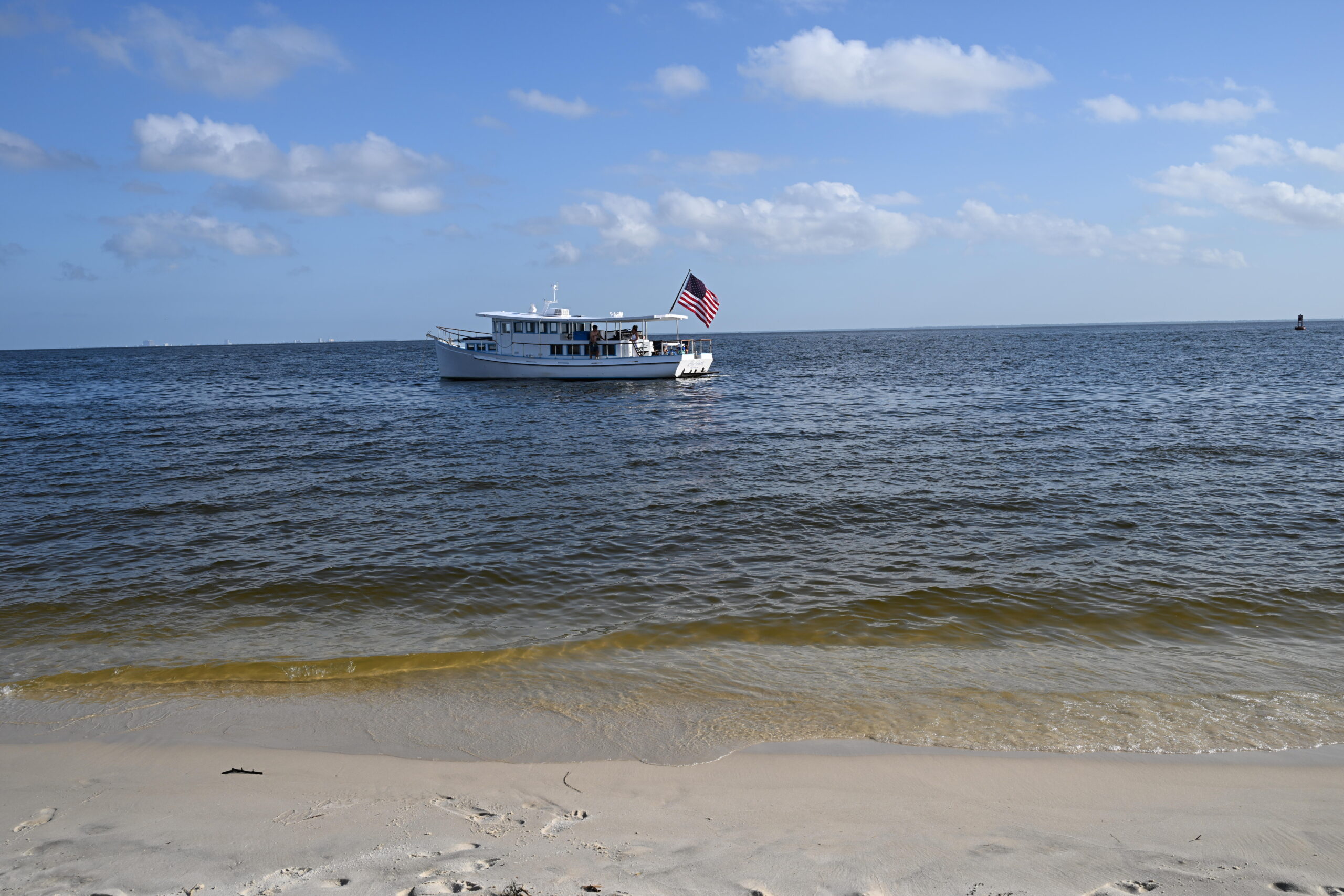 Horn Island THE LILY FAITH anchored off of Horn Island