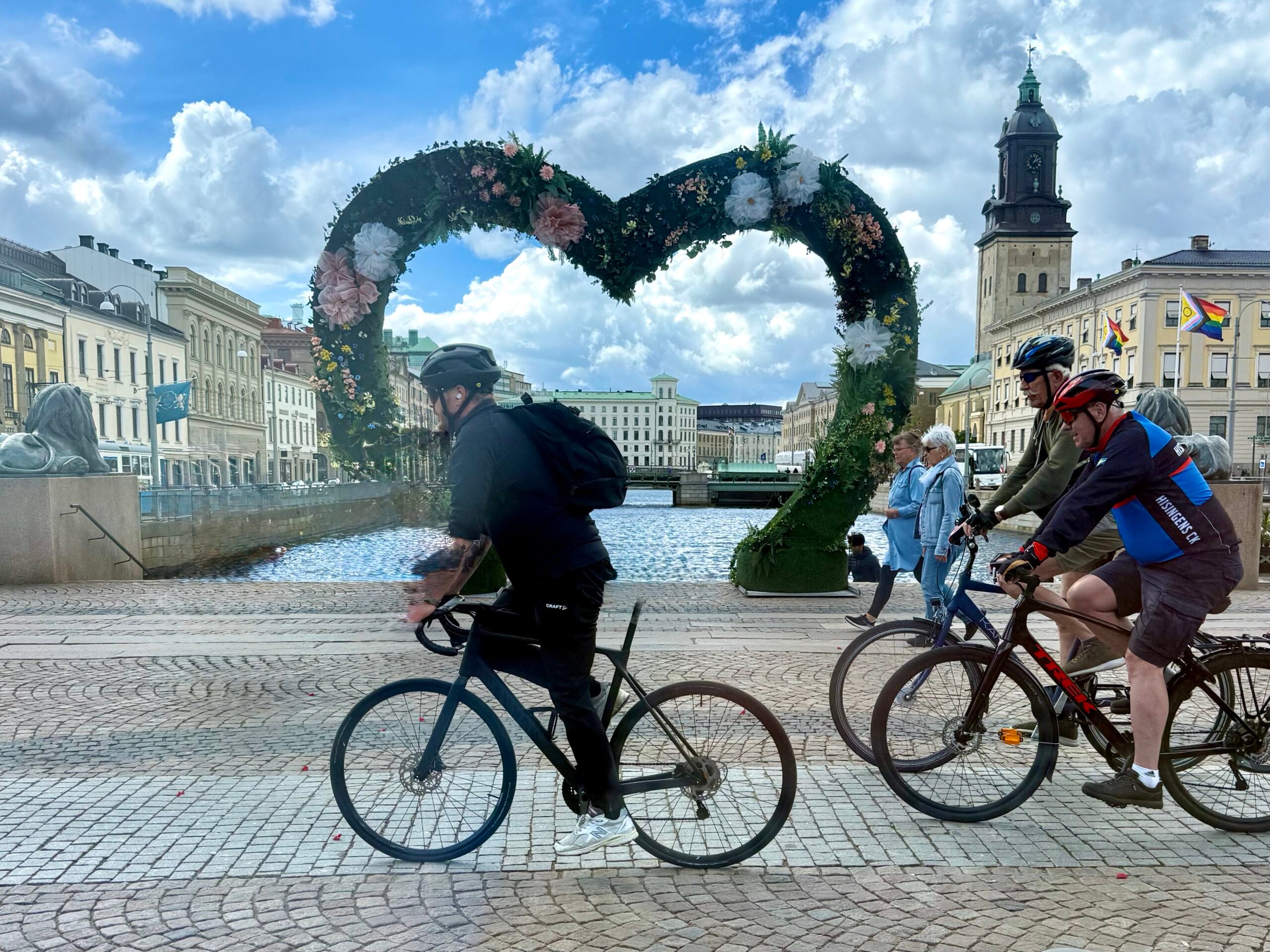 Cycling through the heart of Gothenburg, a city made for exploring without a car. Photo Sharon Kurtz Cycling through the heart of Gothenburg, a city made for exploring without a car. Photo Sharon Kurtz