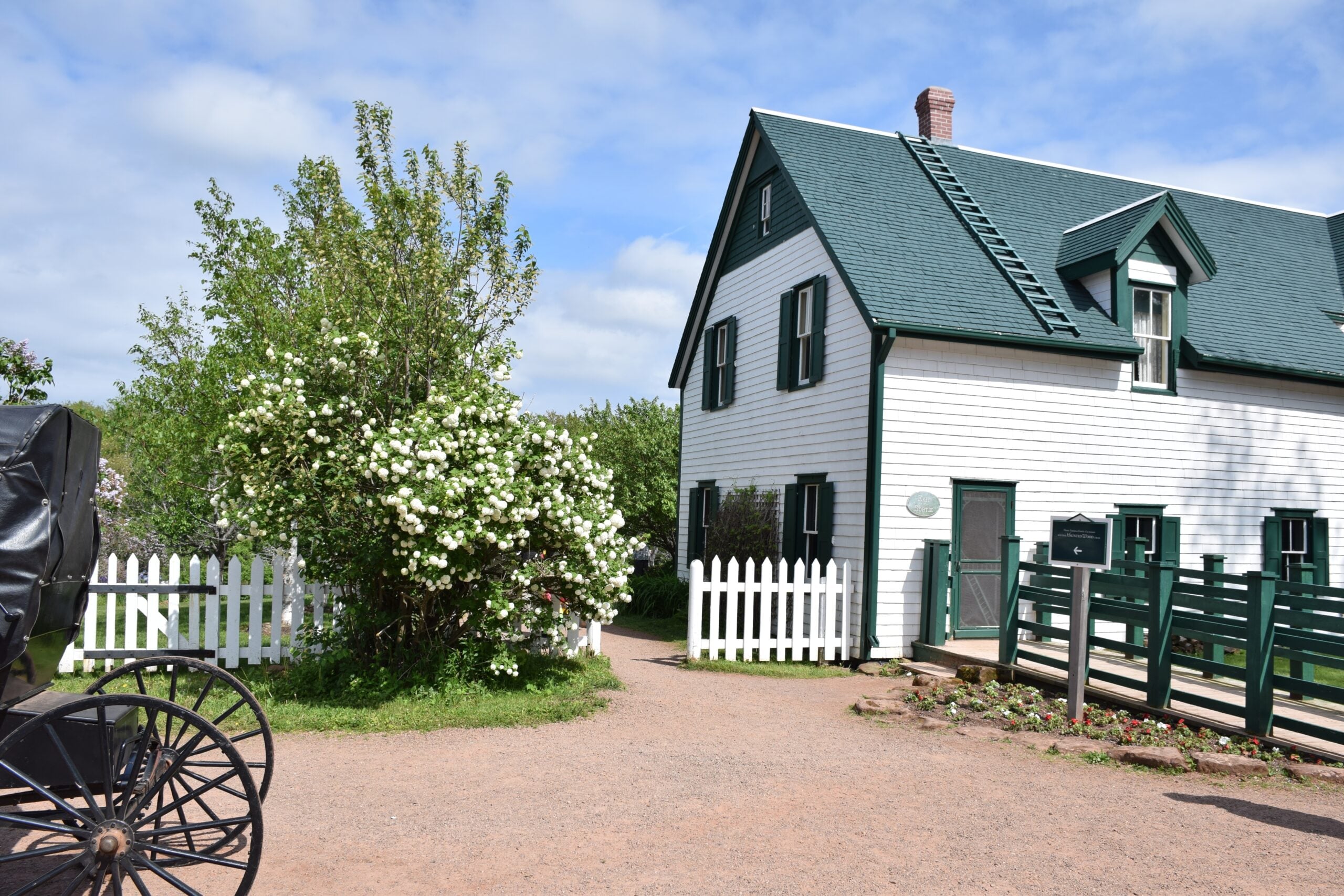 Anna of Green Gables historic home surronded by a picket fence