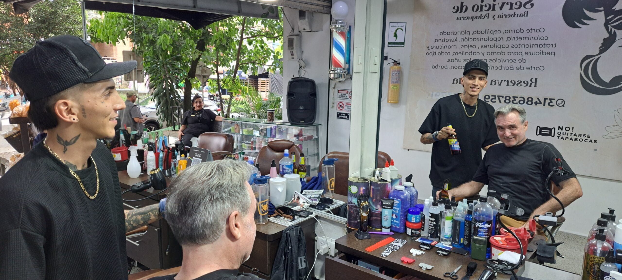 haircut Man getting a haircut